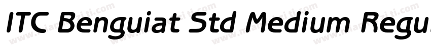 ITC Benguiat Std Medium Regular字体转换
